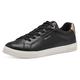 Plateausneaker TAMARIS Gr. 42, schwarz (schwarz, gold) Damen Schuhe Sneaker