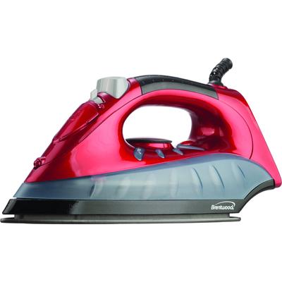 Brentwood MPI-61 Red Non-Stick Steam/ Dry/ Spray Iron
