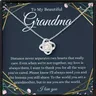 Collana con ciondolo con nodo d'amore regali per nonna regalo della nonna di una nonna regalo