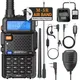 Baofeng M-5R Walkie Talkie Air Band Frequenza di copia wireless Bande complete A lungo raggio AM/FM UV-5R K5 Switch Ham Radio bidirezionale