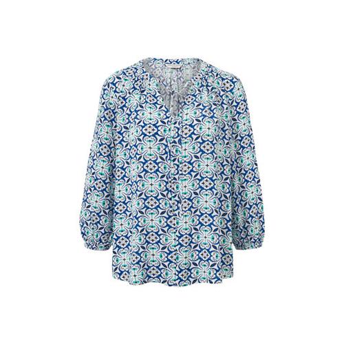 Tunika-Bluse mit Alloverprint