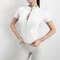 Sportswear Quick Drying Sexy Zipper Short Sleeve Women