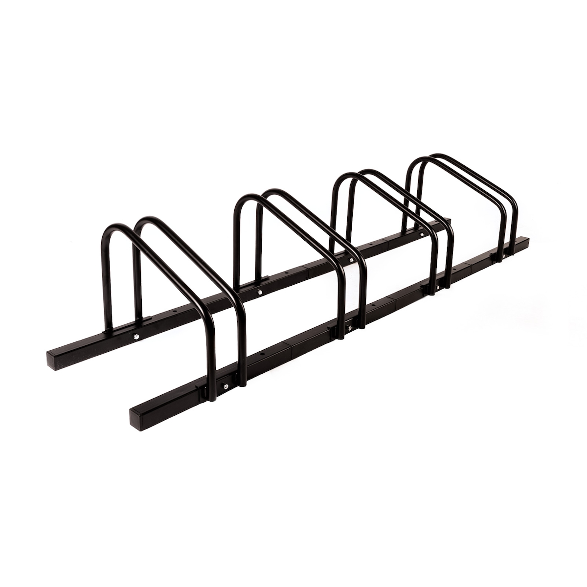 KARAT Fahrradständer Linus - Schwarz - Zur Boden- oder Wandmontage // für 4 Fahrräder Image