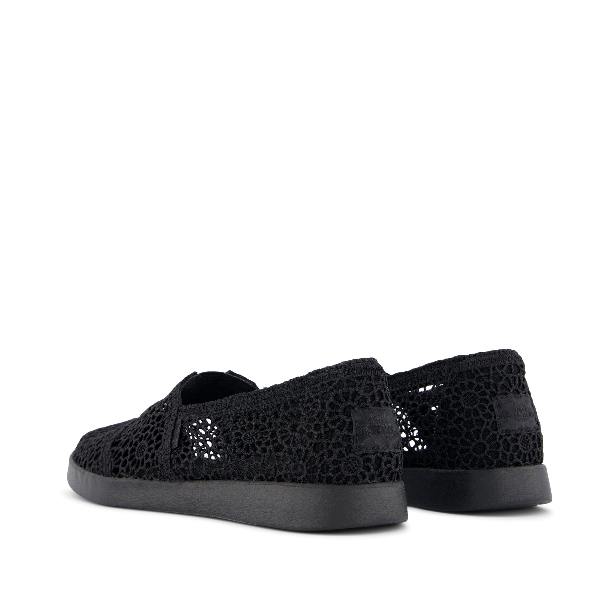 Women's Alpargata Plus Moroccan Crochet | Black | Size 6.5 | TOMS Official Site - Shoes, Accessories, & Apparel