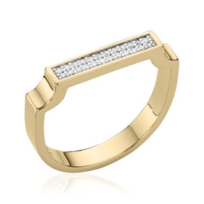 Gold Signature Diamond Ring Diamond
