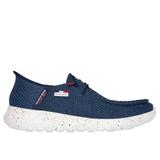 Skechers Men's Slip-ins: GO WALK Max The American Dream Slip-On Shoes | Size 12.0 | Navy | Textile/Synthetic