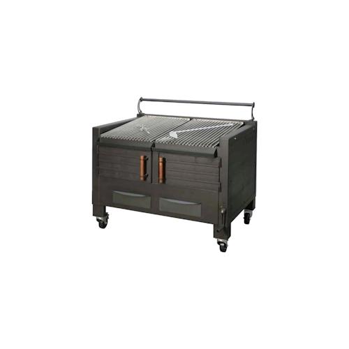 Holzkohlegrill 2 grillroste von 62x78 - 1460x820x930 mm - 52000061 Eurast