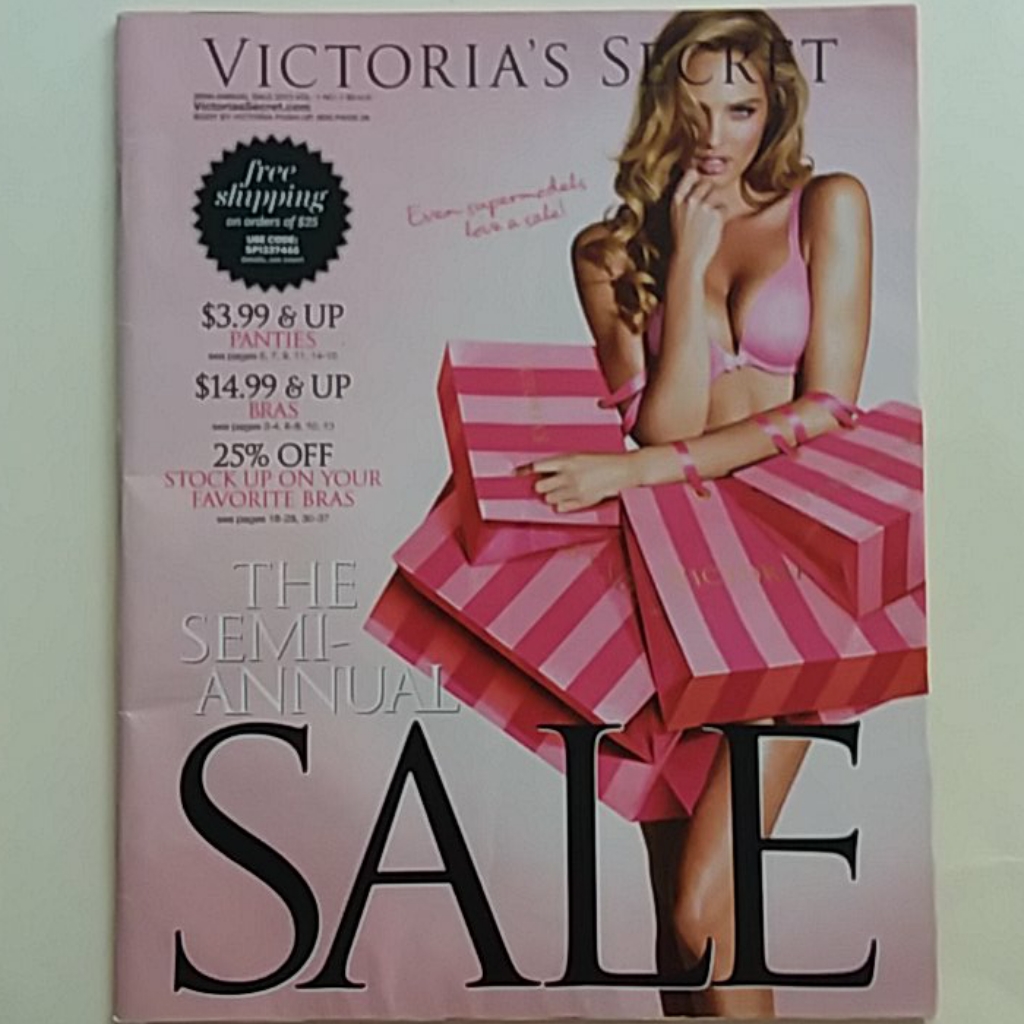 Victoria's Secret Accents | Vs Semi-Annual 2013 Vol.1 No. 1 Candice Swanepo | Color: Black/Pink | Size: Os