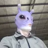 Masque extraterrestre violet mignon masque ovni déguisement de monstre extraterrestre