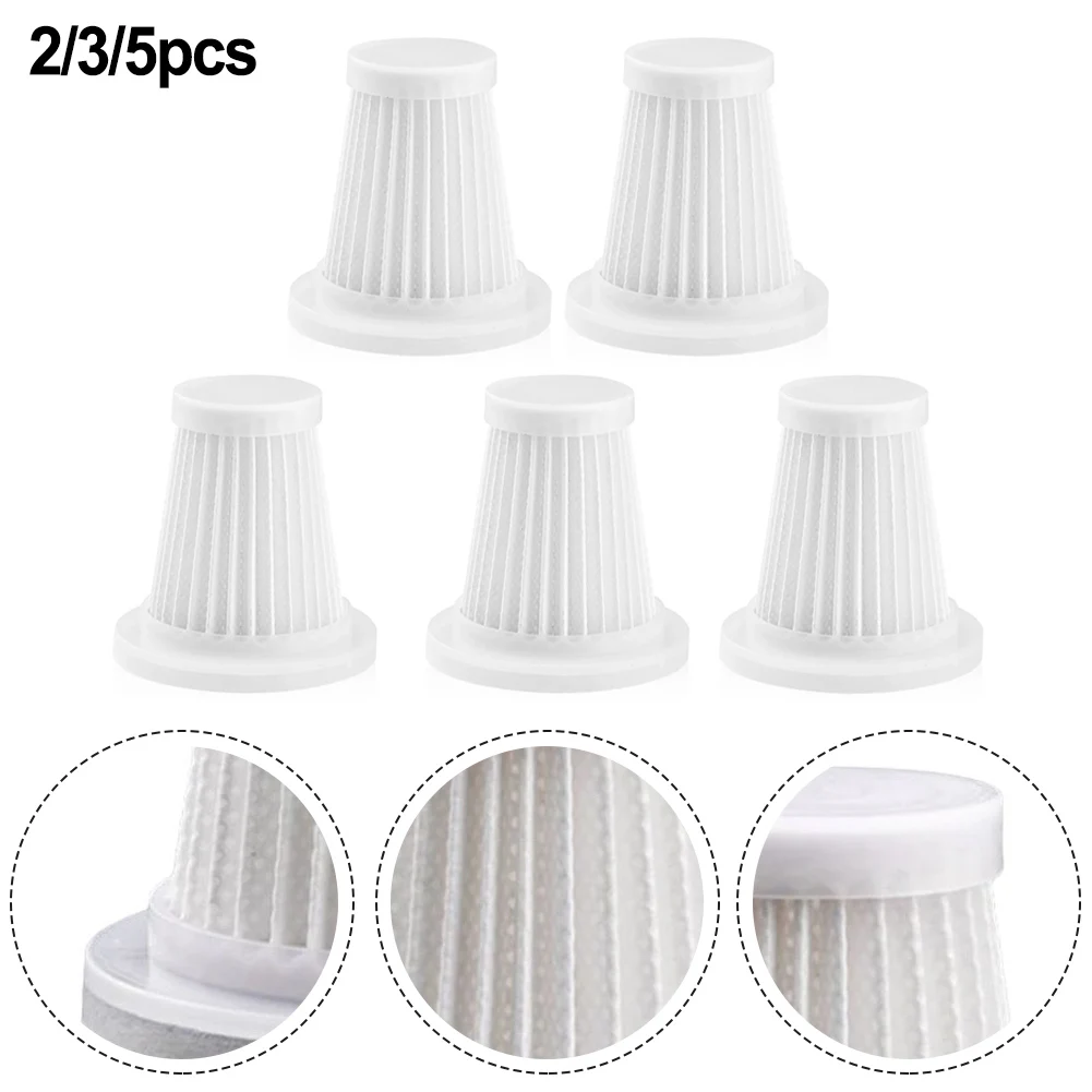 2/3/5 stücke filter für Auto-Staubsauger ersetzen Zubehör wasch bare Filter patronen Akku-Staubsauger filter