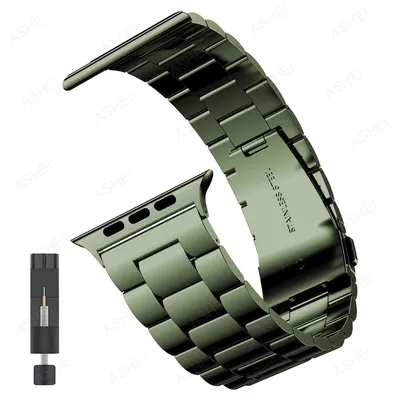 Für apple watch band 45mm 44mm 41mm 40mm edelstahl strap für iwatch se apple watch serie 7/6/5/4/3/2