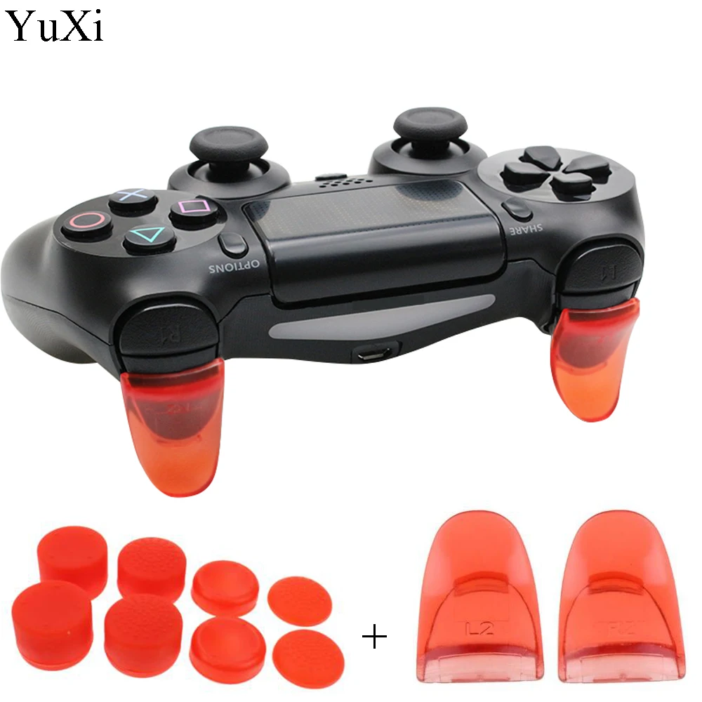 YuXi 2 teile/satz L2 R2 Tasten Verlängerung Trigger Für PS4 Controller Für PS4 Verlängerung Taste Für PS4 Gamepad Spiel Zubehör Image