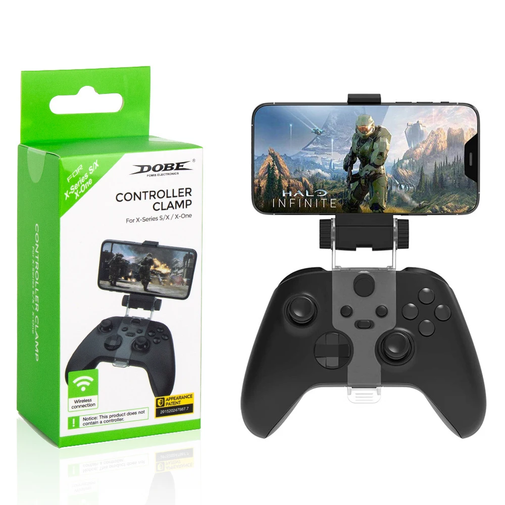 Controller Mobile Gaming Clip Halter Klemmhalterung für Xbox Series X/S, Xbox One, Xbox One S/X, unterstützt Android/iPhone System Image
