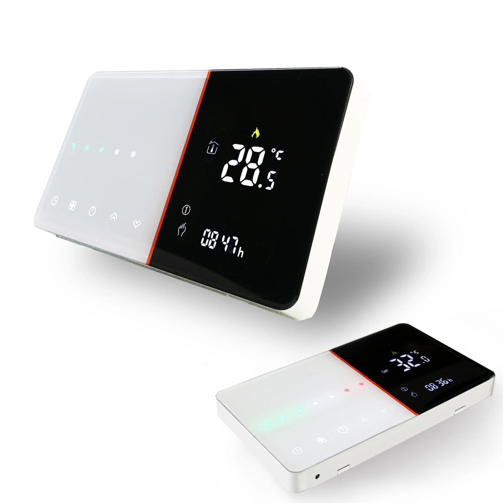 Qiumi Smart WiFi Thermostat für Wasser/Boden Heizung Elektrische/Gas Kessel Arbeitet mit Alexa Google Hause Image