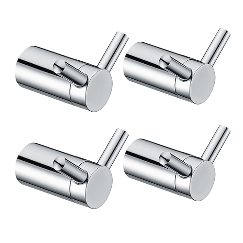 Multifunktions-Kleiderhaken, moderner Stil, Edelstahl 304, 4-Finish Schwarz, Chrom, gebürstet, Gold - für Badezimmer und Schlafzimmer, Wandmontage Image