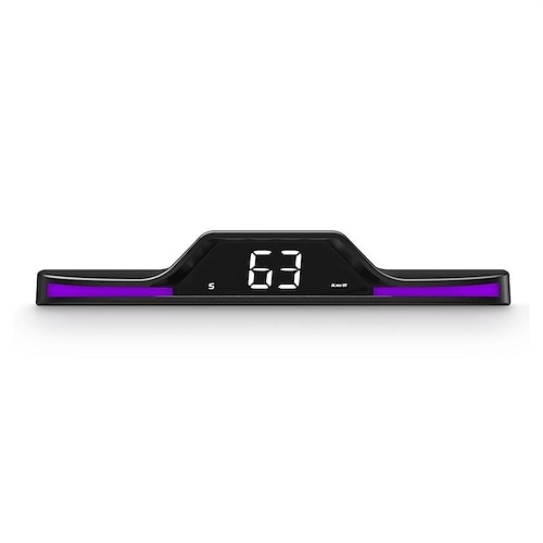 Neuer digitaler LED-Tachometer, universelles GPS/Beidou-Auto, Hud-Head-Up-Display, Übergeschwindigkeitsalarm, freies Umschalten von 5 Atemlichtern
