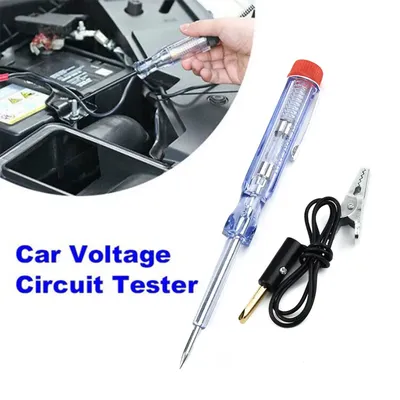 Electrical Voltage Tester Pen Probe Lamp Auto Car Light Circuit Tester Lamp Detector Diagnostic Test
