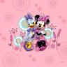 Coussin - Disney Minnie et Daisy 40 cm x 40 cm
