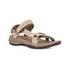 Sandale TEVA "Terra Fi Lite Suede", Gr. 38, grau (feather grau), Leder, Synthetik, sportlich, Schuhe