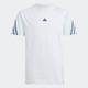T-Shirt ADIDAS SPORTSWEAR "U FI 3S T" Gr. 164, blau (halo blue, preloved ink) Kinder Shirts T-Shirts