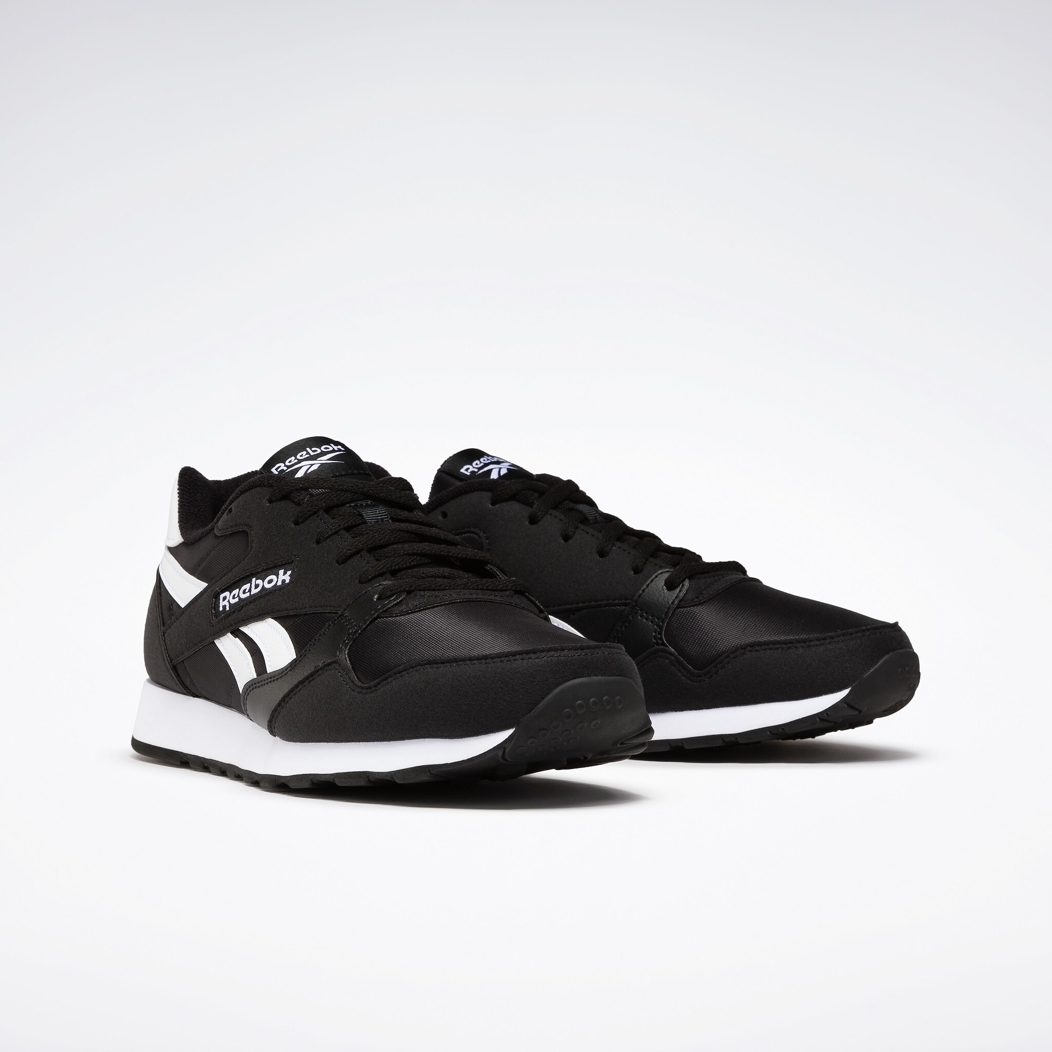 Sneaker REEBOK CLASSIC "ULTRA FLASH", Damen, Gr. 44, schwarz, Synthetik, Textil, Schuhe Sneaker