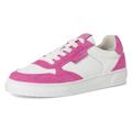 Sneaker TAMARIS Gr. 36, pink (pink, weiß) Damen Schuhe Sneaker mit praktischem Wechselfußbett, Freizeitschuh, Halbschuh, Schnürschuh