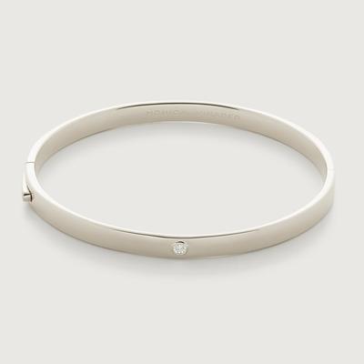 Sterling Silver Diamond Essential Bangle Diamond