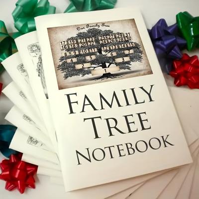 1pc/2pcs Family History To Memories Genealogy Note...