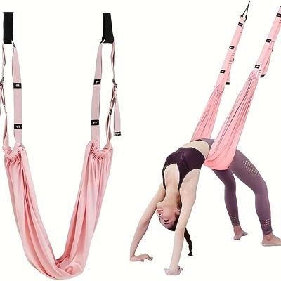 1pc Aerial Yoga Hammock, Yoga Pilates Auxilliary Sling For Body Bending, Fitness Workout Equipment
