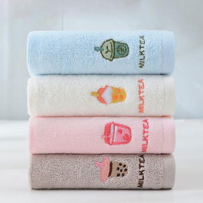 2/4pcs Soft & Absorbent 100% Cotton Cartoon Face Towels For Kids & Babies - 9.8*18.7in Cute Small Bath Towels