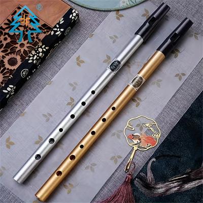 Authentic Irish Whistle Flute - C/d Key Tin Penny Whistle With 6 Holes - Perfect Musical Instrument For Traditional Irish Music