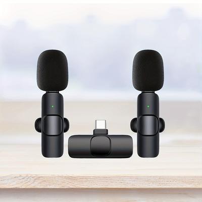 Professional Wireless Lavalier Microphone For Smar...