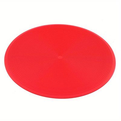 TEMU 10-inch 12-inch Thickened Microwave Silicone Heat Insulation Mat, Resistant And Anti-scalding, Silicone Table Mat, Multi-functional Table Mat