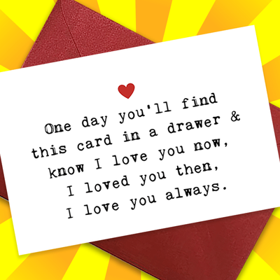 A Funny Greeting Card Valentine's Day Greeting Card | Anniversary Greeting Card | Boyfriend Sweet Card Greeting Card