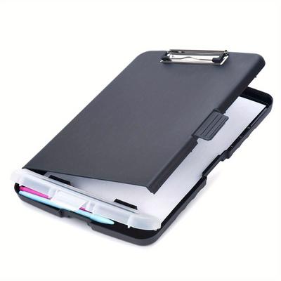 Clipboard With Storage 8.5 X11, A4 Plastic Clipboa...