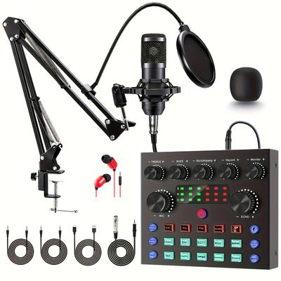 Podcast Equipment Bundle, Bm-800 Podcast Microphon...