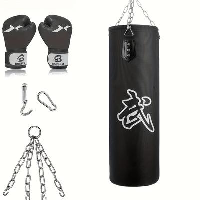 Heavy-duty Punching Bag Set For Adults - Unfilled,...