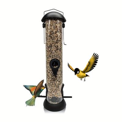 1pc Durable Outdoor Hanging Bird Feeder For Campin...