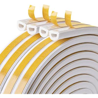 1pc 33feet Long Weather Stripping For Door, Insulation Weatherproof Doors And Windows Seal Strip, Collision Avoidance Rubber, Self-adhesive Weatherstrip