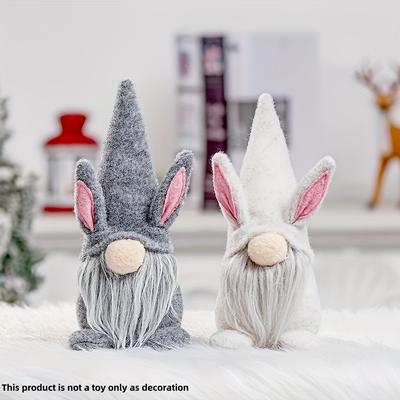1pc, Cute Easter Bunny Gnome Plush Doll - Perfect Easter Decoration And Room Ornament