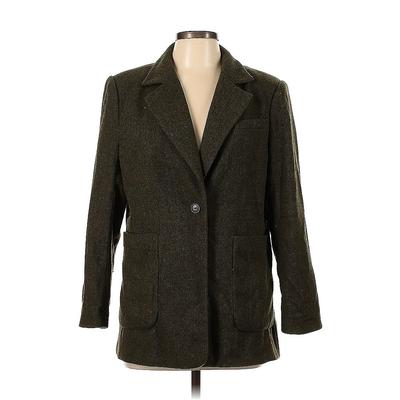 Banana Republic Factory Store Blazer Jacket: Green Tweed Jackets & Outerwear - Women's Size 12