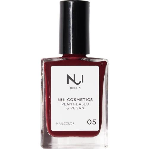 Nui Cosmetics - NUI Natural Nailcolor Nagellack 14 ml 05 - Dunkelrot