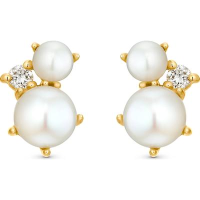 YAMŌKO - Ohrstecker 585er Gelbgold Ohrringe 1 ct Damen (348.99 € / 1 ct) Image