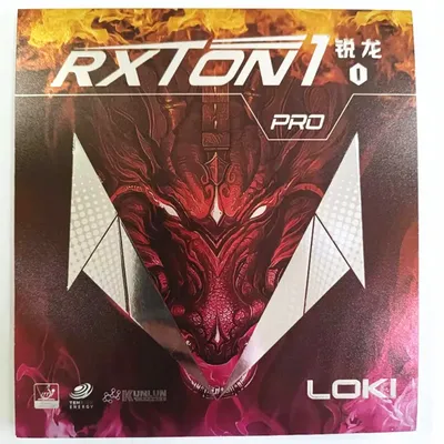 1 Stück LOKI RXTON 1 PRO Tischtennis-Gummi, halbklebig, schneller Angriff, Original WANG HAO LOKI Image