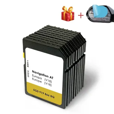 Entdecken Sie Navi AT V18 SD-Karte GPS Europa Sat Nav für VW Maps Navigation MIB1 Card Kostenloser Image