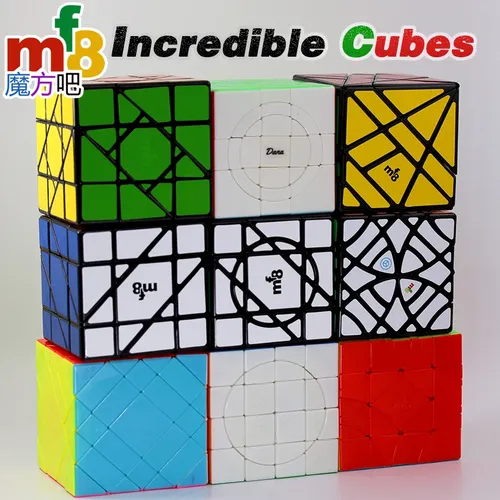 Zauberwürfel mf8 cubo magico Sammlungen Hexaeder Sohn Mutter 4x4 verrückte Einhorn Puzzle Kurve