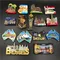 Souvenir turistico nazionale Ungheria Dubai Thailandia Polonia Egitto Italia Australia Germania Spagna Belgio Magnete da frigorifero in resina