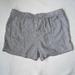 J. Crew Shorts | J. Crew Women’s Gray Striped Linen Shorts Size M | Color: Gray/White | Size: M