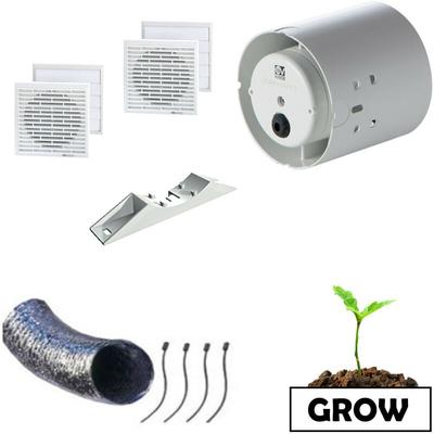 Grow Lüftung Set Abluft Bausatz Komplett Ventilator 100 mm Image