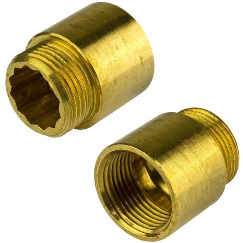 Hahnverlängerung 3/4x30mm Messing Gewindeverlängerung Rohrverlängerung Fitting